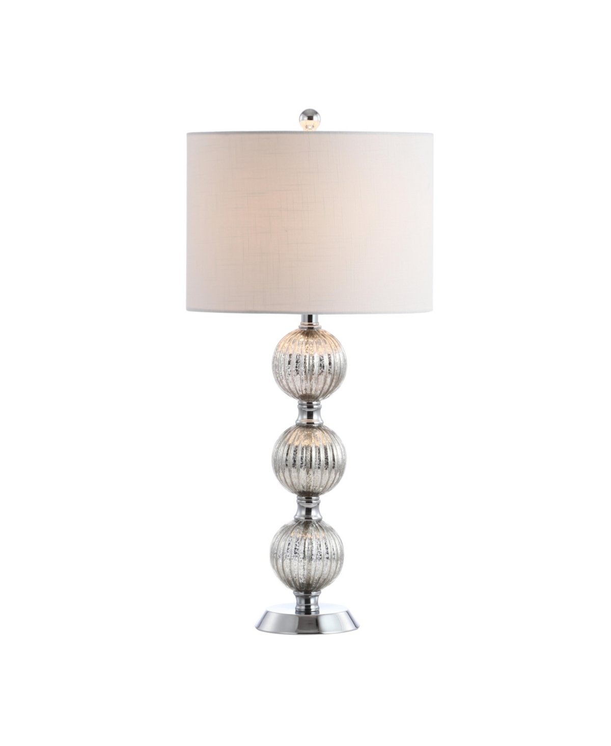 Rita 30.5" Silvered Orbs Glass, Led Table Lamp