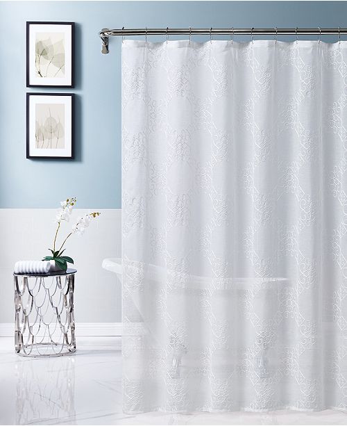 Dainty Home Isabella Embroidered Shower Curtain Reviews Shower
