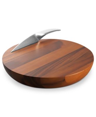 Nambe Harmony Cheese Board with Knife - Macy's