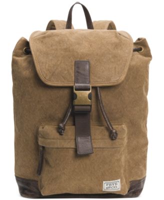 frye canvas backpack