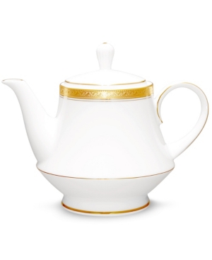 NORITAKE CRESTWOOD GOLD TEA POT