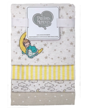 Precious Moments Baby Boys and Girls 4-Piece Receiving Blankets