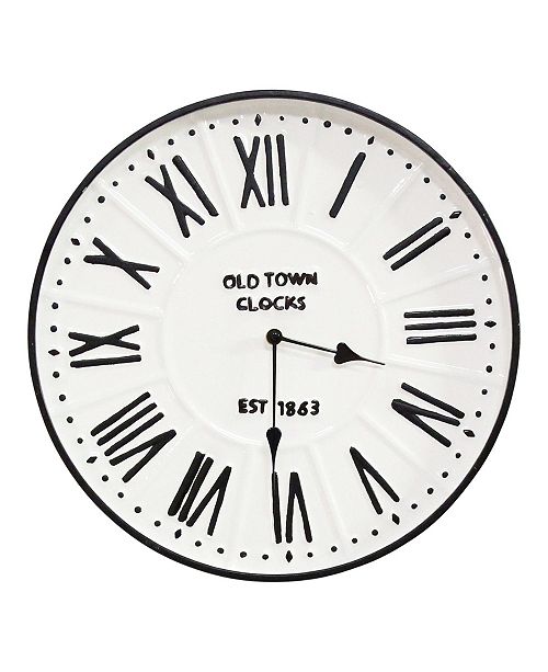 Stratton Home Decor Stratton Home Decor 16 Metal Enamel Parker