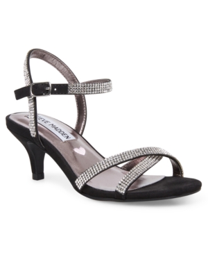 image of Steve Madden Little & Big Girls Rhinestone Dress Sandals