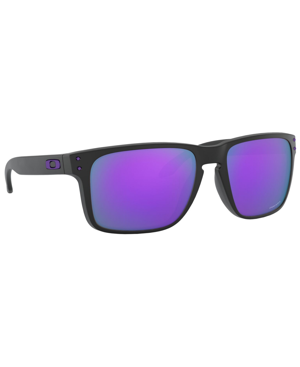 Shop Oakley Holbrook Xl Sunglasses, Oo9417 59 In Matte Black,prizm Violet