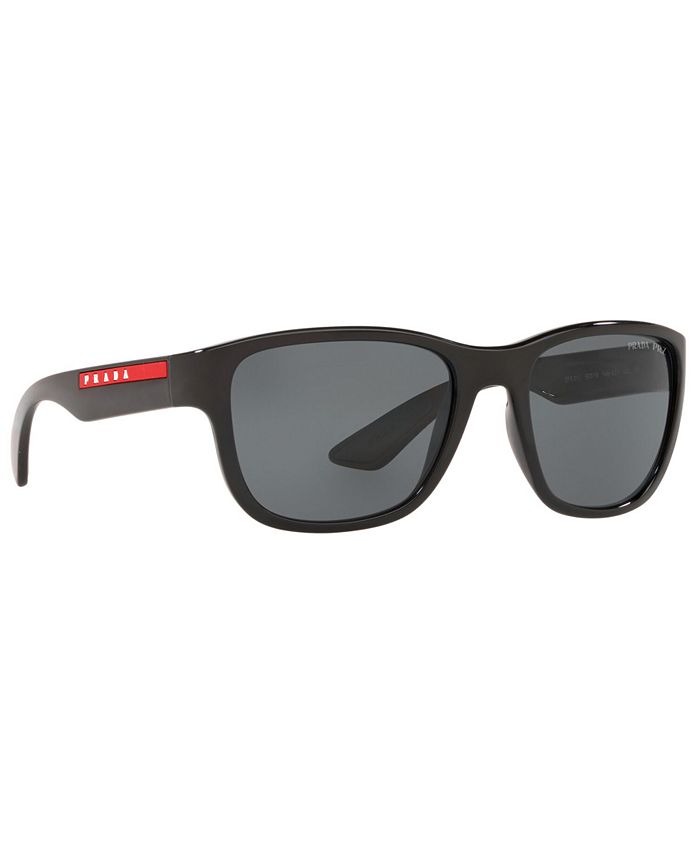 PRADA LINEA ROSSA Men's Active Polarized Sunglasses, PS 01US 59 - Macy's