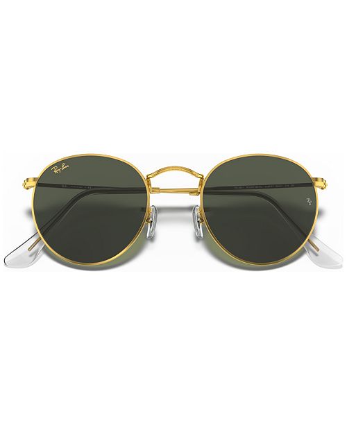 Ray-Ban ROUND METAL Sunglasses, RB3447 50 & Reviews - Sunglasses by ...