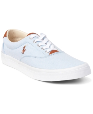 image of Polo Ralph Lauren Men-s Thorton Cotton Oxford Sneakers Men-s Shoes