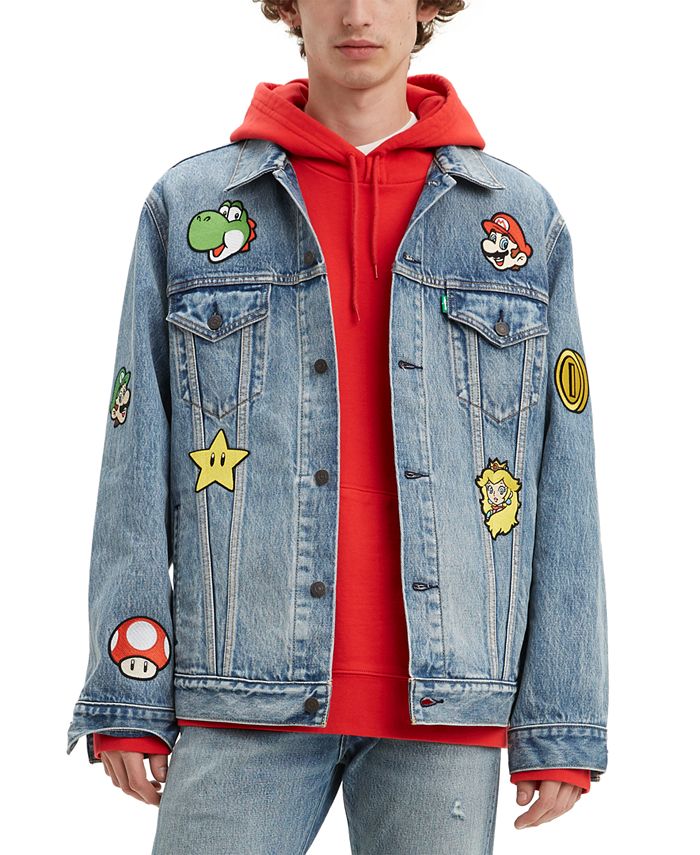 Levi's Men's Nintendo Super Mario Trucker Jacket & Reviews - Coats &  Jackets - Men - Macy's