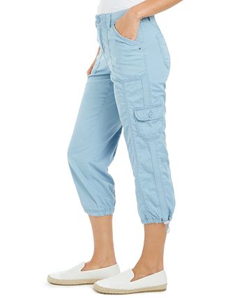 Style & Co Women's Cargo Capri Pants, 2-24W, Created for Macy's - Macy's
