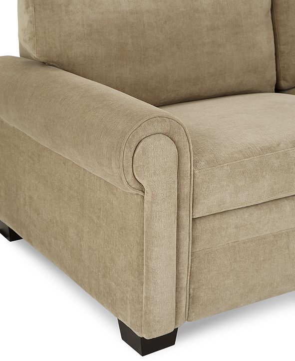Furniture Radford 77" Fabric Sofa Bed Queen Sleeper, Created for Macy's