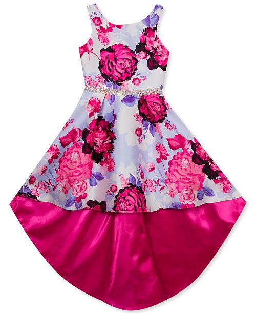 Rare Editions Big Girls Plus Size High Low Mikado Dress Reviews