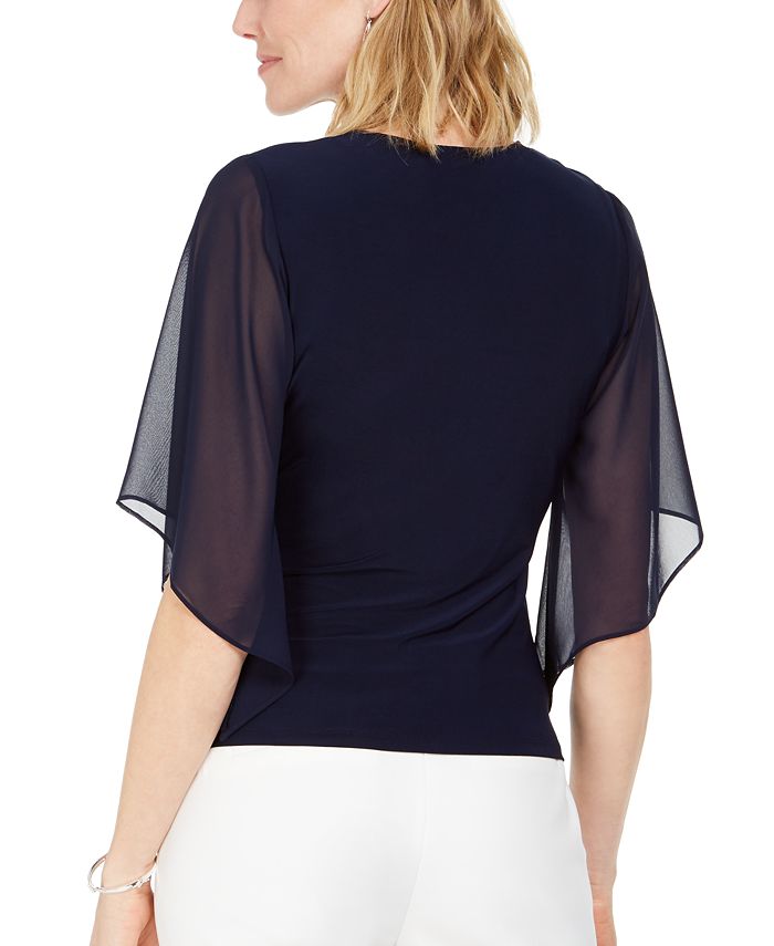 chiffon sleeves design