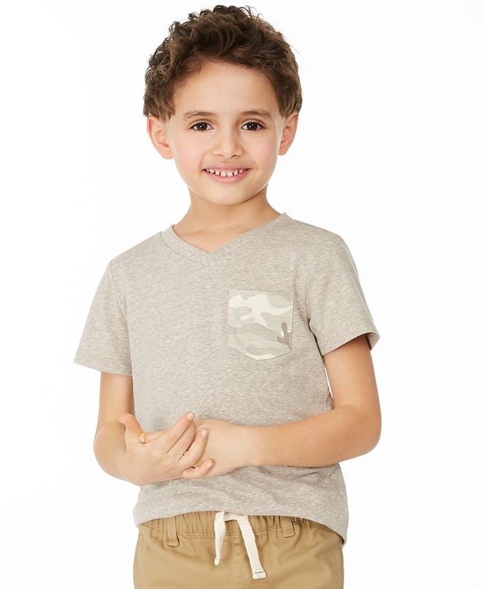 Epic Threads Toddler Boys Khaki Camo Pocket T-Shirt, Created for Macy's ...