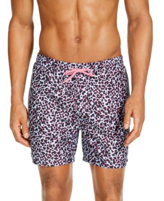 mens leopard bathing suit