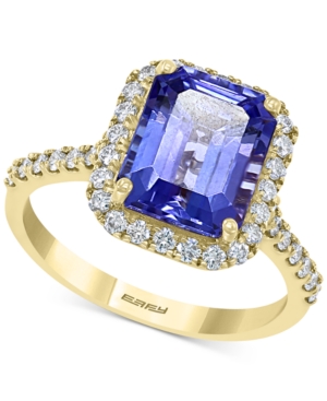 image of Effy Tanzanite (2-7/8 ct. t.w.) & Diamond (3/8 ct. t.w.) Ring in 14k Gold