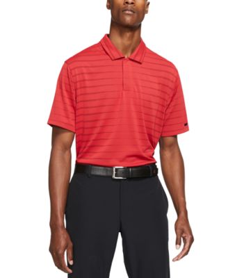 nike men's tiger woods dry stripe golf polo