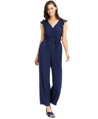 blue jumpsuit outfit