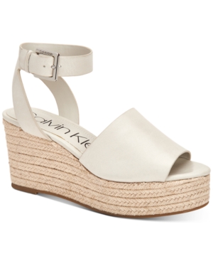 UPC 194060404912 product image for Calvin Klein Women's Chyna Espadrille Wedge Sandals Women's Shoes | upcitemdb.com