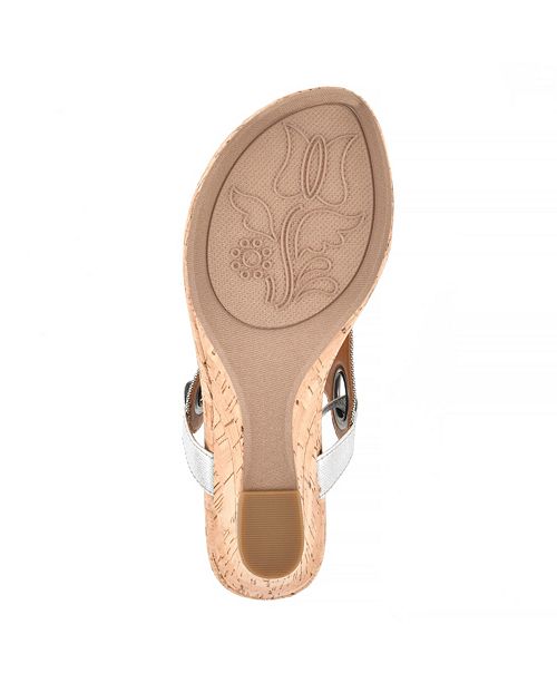 White Mountain Women S Aida Cork Wedge Sandals Reviews All Women S Shoes Shoes Macy S