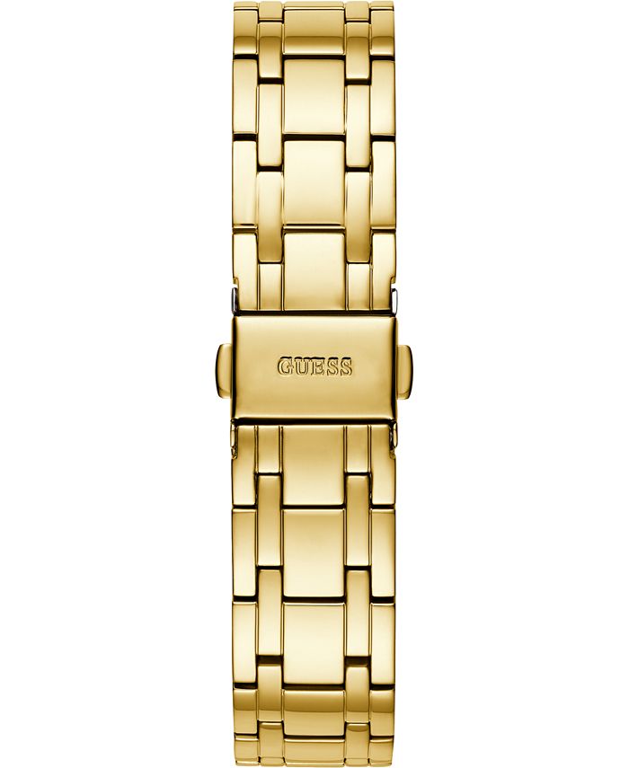 GUESS Women's Gold-Tone Stainless Steel Bracelet Watch 36mm - Macy's