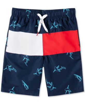 Tommy Hilfiger - Shark Print Swim Trunk