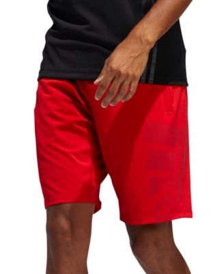 red adidas shorts mens