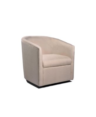 sebastien swivel barrel chair