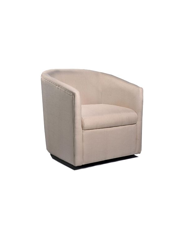 Us Pride Furniture Sebastien Swivel Barrel Chair & Reviews - Furniture