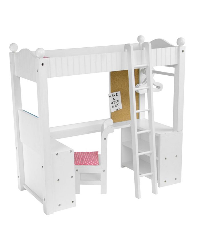 Olivia's Little World Little Princess College Dorm Double Bunk Desk