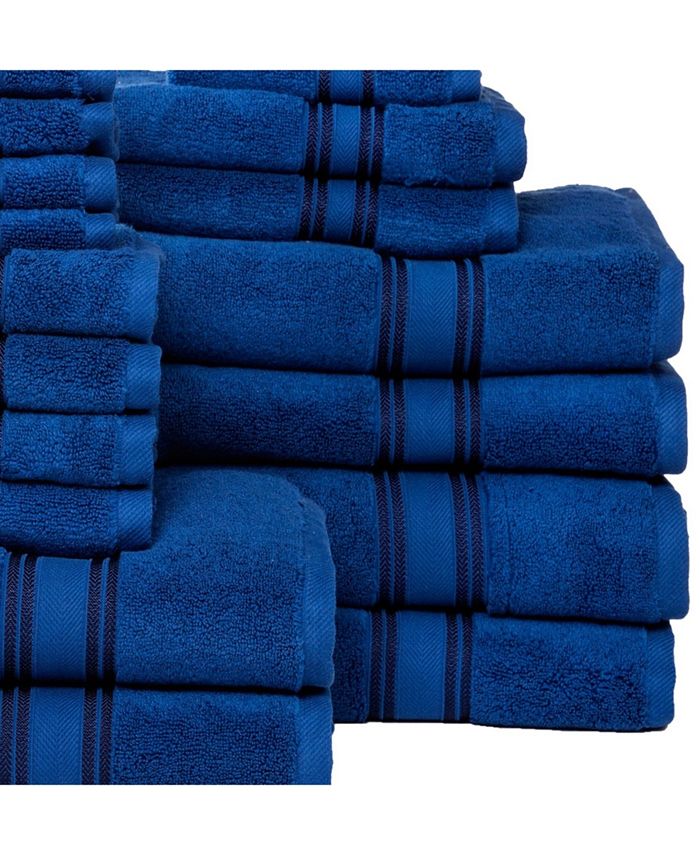 Addy Home Fashions Zero Twist Towel Set 18 Piece Macy's