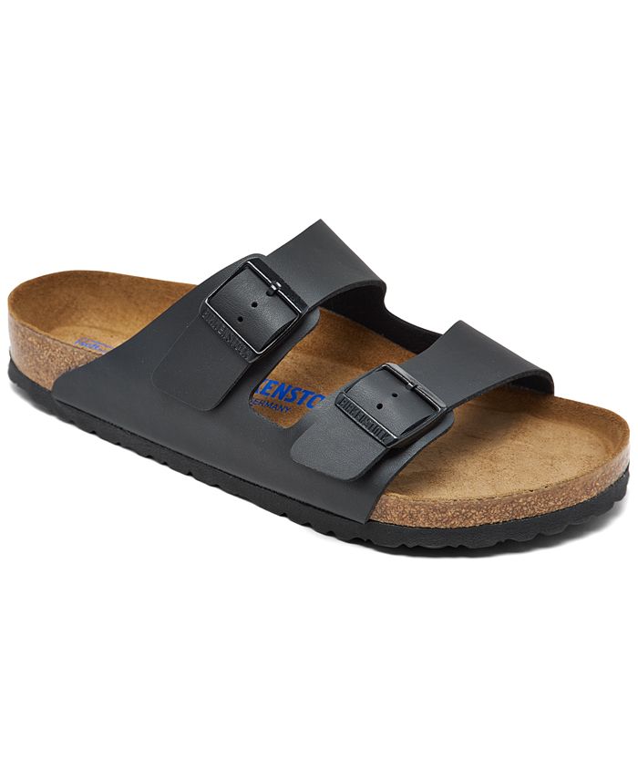 Birkenstock Men's Arizona Birko-Flor Soft Footbed Casual Sandals from ...