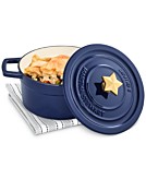 Martha Stewart Collection Collector's Enameled Cast Iron 6-Qt. Round Dutch  Oven, Created for Macy's - Macy's