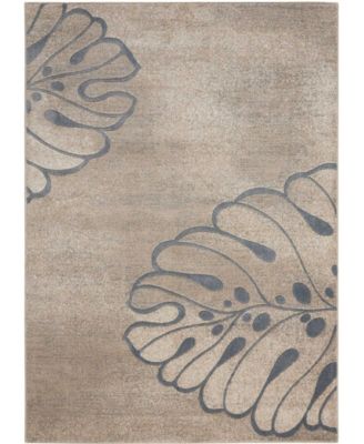 Samuel SAM04 Beige 3'10" x 5'10" Area Rug