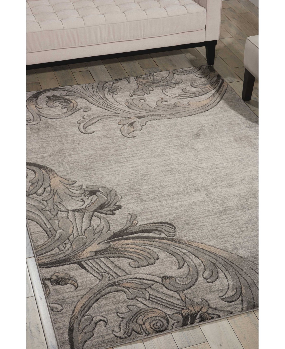 Long Street Looms Samuel SAM05 Slate 9'3" x 12'9" Area Rug