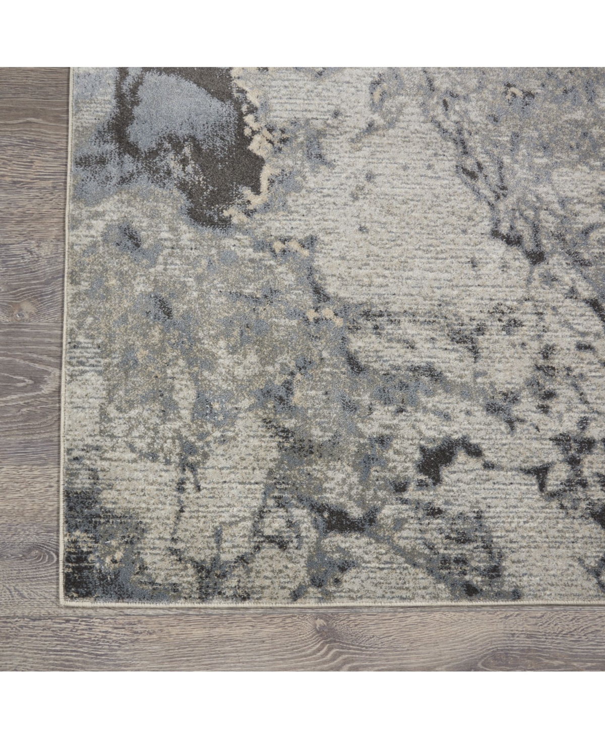 Long Street Looms Samuel SAM08 Gray 9'3" x 12'9" Area Rug