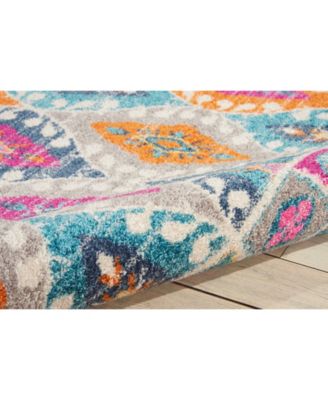 Zeal ZEA02 Multi 5'3" x 7'3" Area Rug