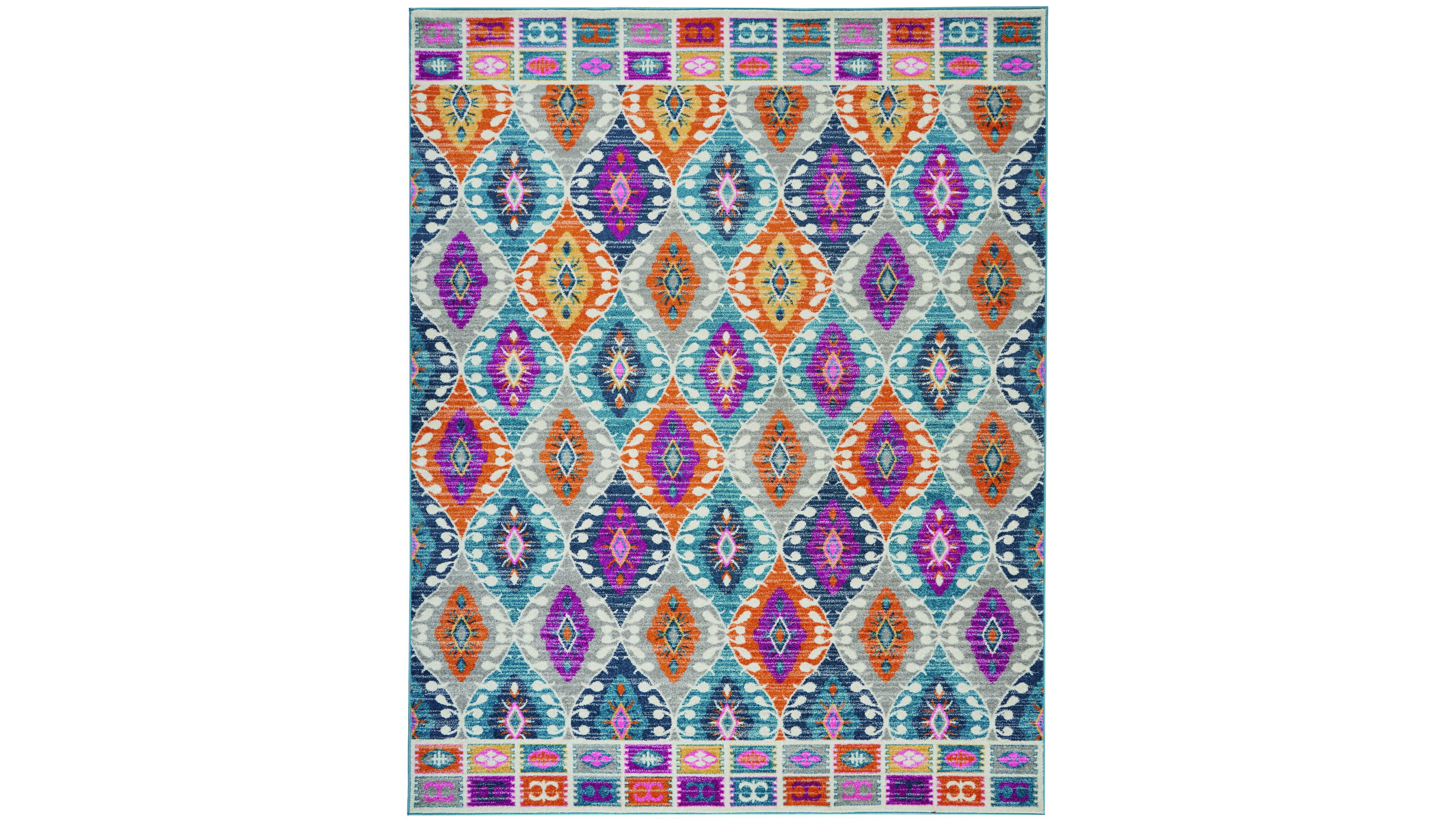 Long Street Looms Zeal ZEA02 Multi 8' x 10' Area Rug