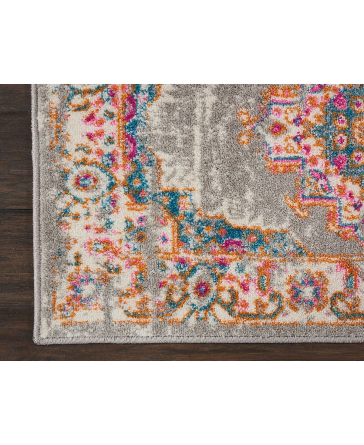 Long Street Looms Zeal ZEA03 Gray 1'10" x 2'10" Area Rug