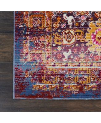 Era Tabriz ERA03 Red, Multi 2'4" x 8' Runner Rug