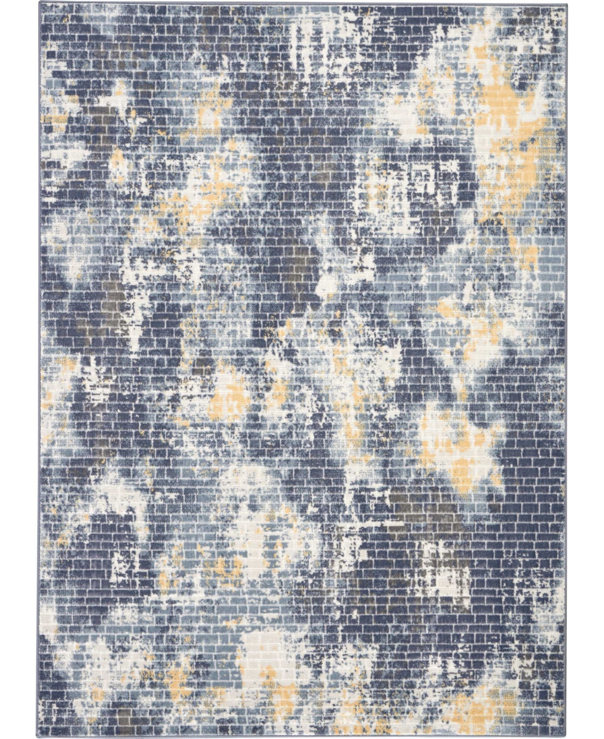 Long Street Looms City Style Cis05 Ivory, Mist 4' X 6' Area Rug In Ivory,sky