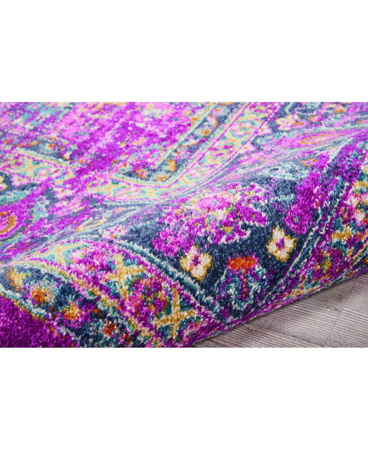 Long Street Looms Zeal ZEA03 Fuchsia 9' x 12' Area Rug