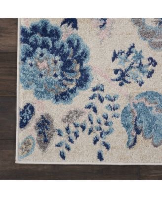 Peace PEA02 2'3" x 7'3" Runner Rug