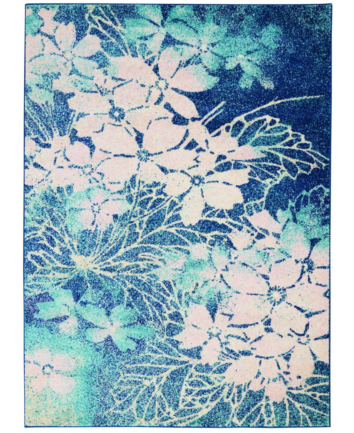 Long Street Looms Peace PEA08 Area Rug -pink