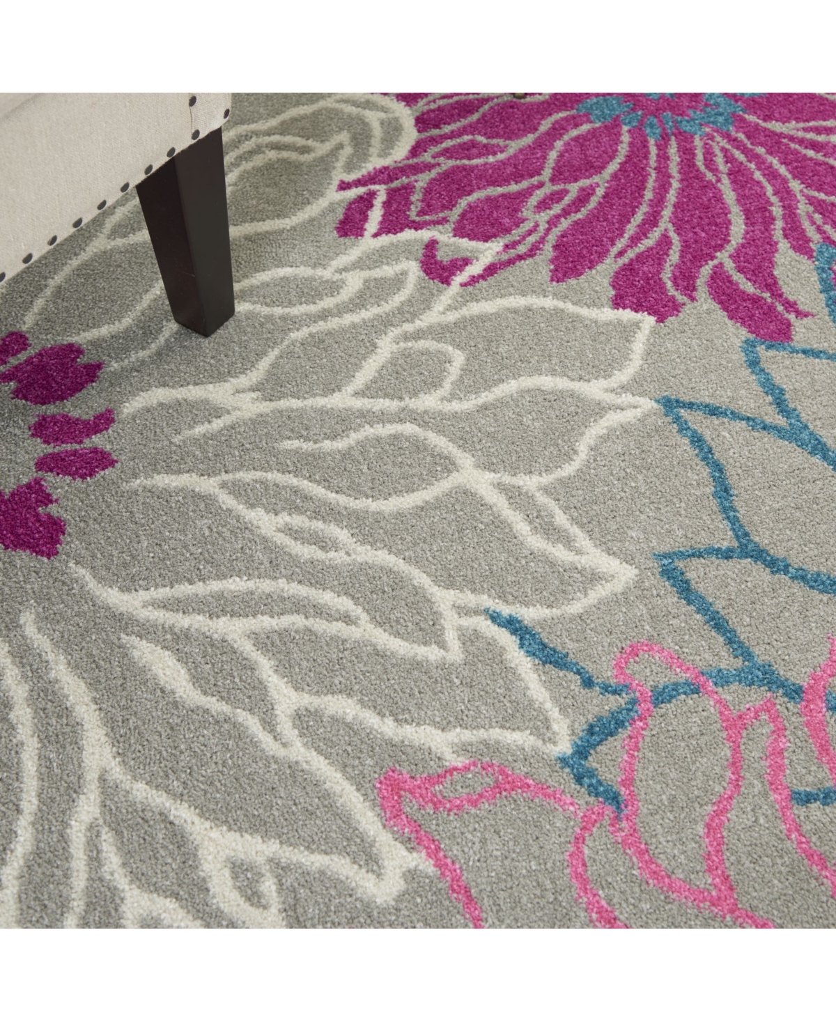 Long Street Looms Zeal ZEA17 Gray 9' x 12' Area Rug