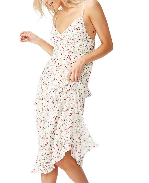 Cotton On Woven Veronica V Midi Slip Dress Reviews Dresses