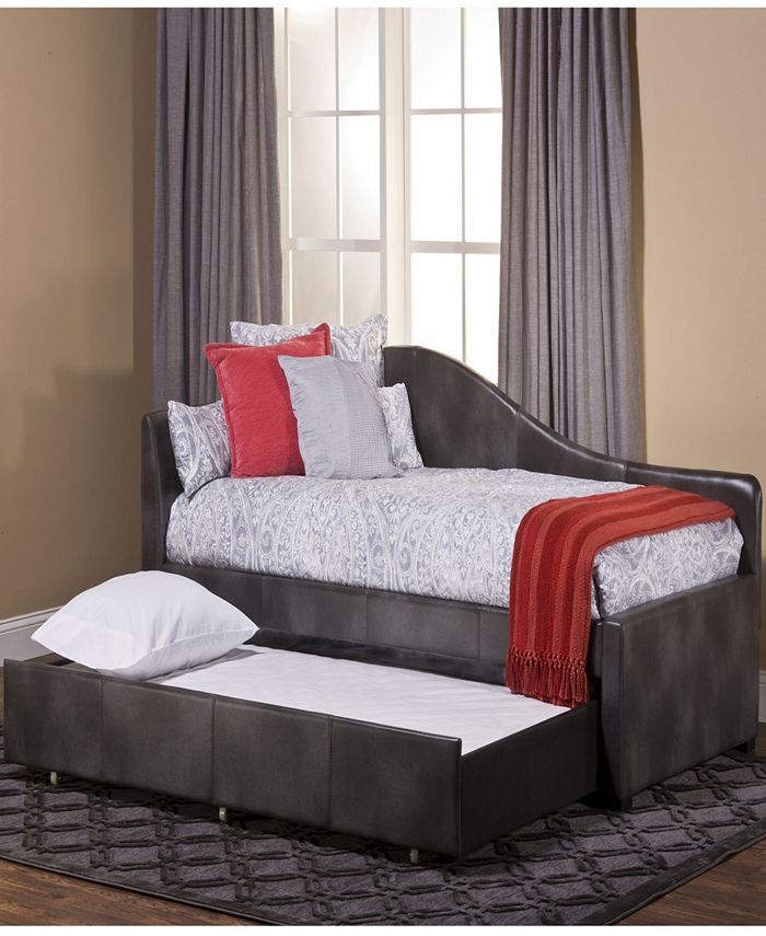 Hillsdale Winterberry Upholstered Daybed with Trundle Twin Macy's