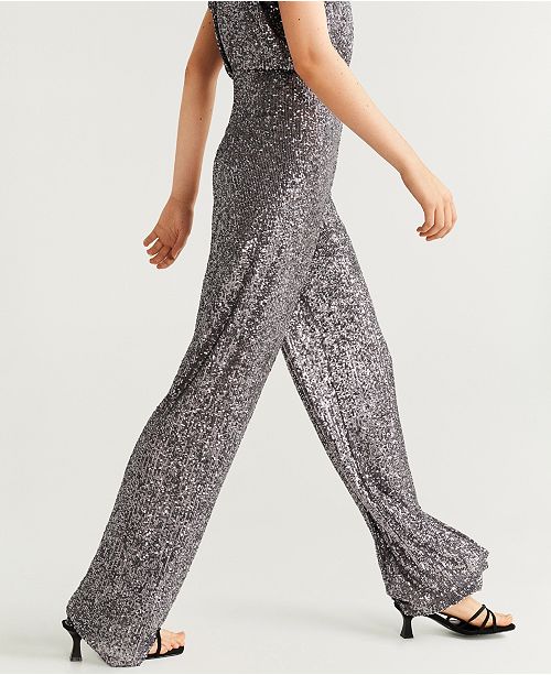 MANGO Sequins Jumpsuit & Reviews Women Macy's