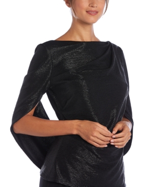 image of R & M Richards Shawl-Back Top