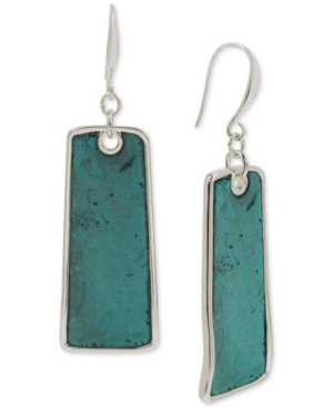 image of Robert Lee Morris Soho Gold-Tone Geometric Drop Earrings